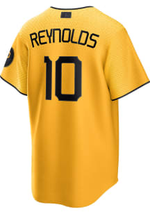 Bryan Reynolds Pittsburgh Pirates Mens Replica City Connect Jersey - Gold