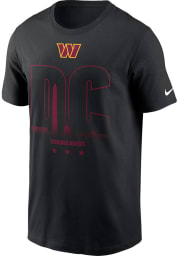 Nike Washington Commanders Black LOCAL Short Sleeve T Shirt