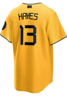 Ke'Bryan Hayes Pittsburgh Pirates Mens Replica City Connect Jersey - Gold