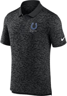 Nike Indianapolis Colts Mens Blue SIDELINE FASHION Short Sleeve Polo