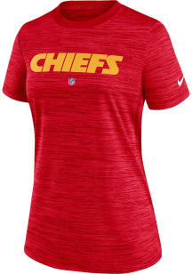 Nike Kansas City Chiefs Womens Red Sideline T-Shirt