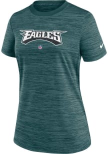 Nike Philadelphia Eagles Womens Midnight Green Sideline T-Shirt