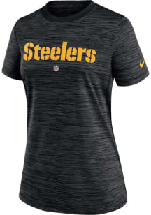 Nike Pittsburgh Steelers Womens Black Sideline T-Shirt