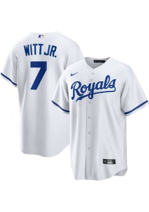 Bobby Witt Jr Kansas City Royals Mens Replica Home Jersey - White