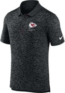Nike Kansas City Chiefs Mens Red SIDELINE FASHION Short Sleeve Polo