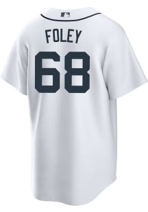 Jason Foley Detroit Tigers Mens Replica Home Jersey - White