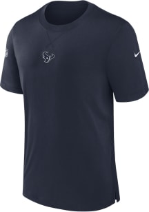 Nike Houston Texans Charcoal Sideline Player Short Sleeve Fashion T Shirt
