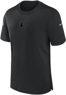 Nike Indianapolis Colts Black Sideline Player Short Sleeve Fashion T Shirt