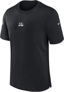 Nike Cincinnati Bengals Black Sideline Player Short Sleeve Fashion T Shirt