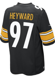 Cameron Heyward  Nike Pittsburgh Steelers Black HOME GAME Football Jersey