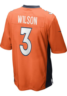 Russell Wilson  Nike Denver Broncos Orange Home Game Football Jersey