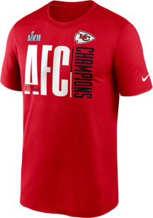 Nike Kansas City Chiefs Red 2022 Conference Champions Short Sleeve T Shirt