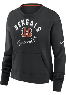 Nike Cincinnati Bengals Womens Black Primetime Crew Sweatshirt