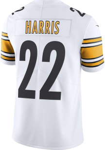 Najee Harris Nike Pittsburgh Steelers Mens White Road Limited Football Jersey