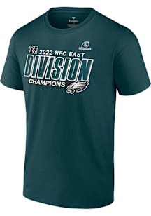 Philadelphia Eagles Black 2022 Division Champs Short Sleeve T Shirt