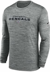 Nike Cincinnati Bengals Black Sideline Team Velocity Long Sleeve T-Shirt