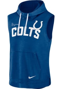 Nike Indianapolis Colts Blue Primetime Althletic Short Sleeve Hoods