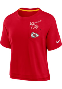 Nike Kansas City Chiefs Womens Red Pocket Short Sleeve T-Shirt