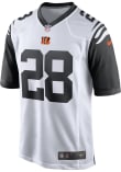 Joe Mixon  Nike Cincinnati Bengals White Second Alternate Game Football Jersey
