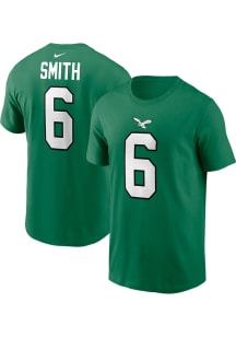 Devonta Smith Philadelphia Eagles Kelly Green Name Number Short Sleeve Player T Shirt