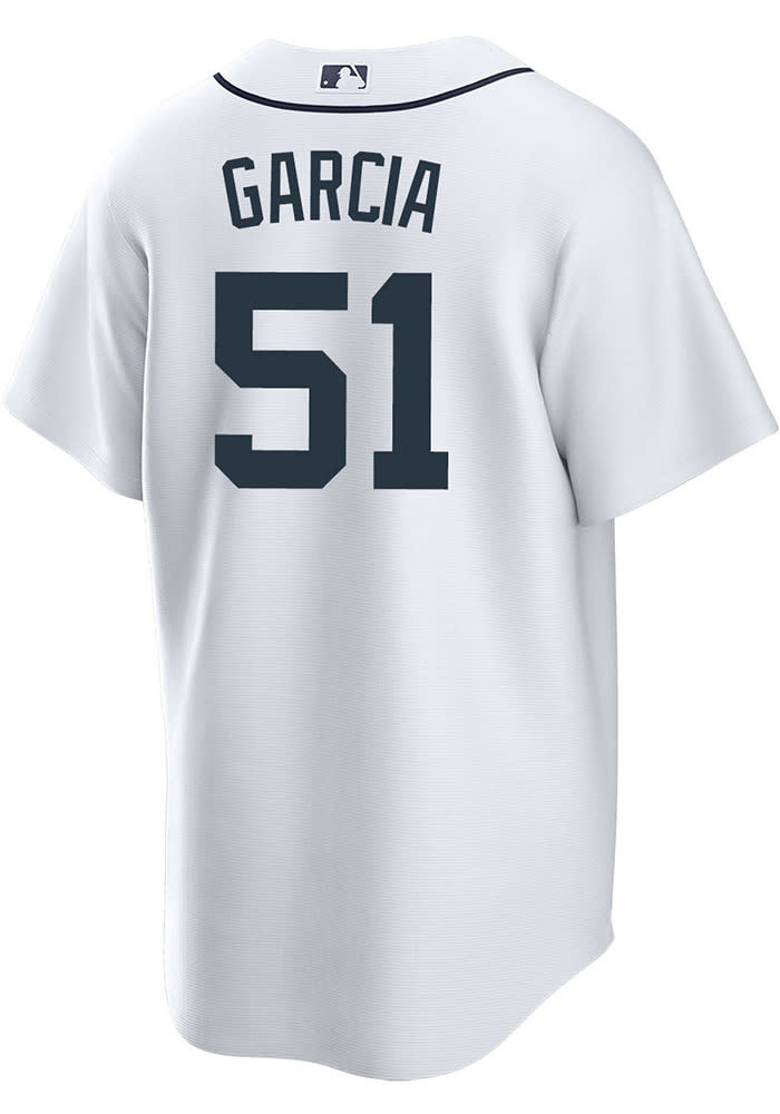 Fanatics (Nike) Rony Garca Detroit Tigers Replica Home Jersey - White, White, 100% POLYESTER, Size S, Rally House