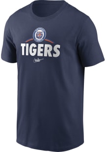 Nike Detroit Tigers Navy Blue Retro Team Rep Short Sleeve T Shirt