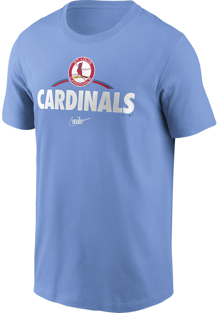 Nike St Louis Cardinals Womens Navy Blue Wordmark Short Sleeve