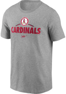 Nike St Louis Cardinals Charcoal Retro Team Rep Short Sleeve T Shirt