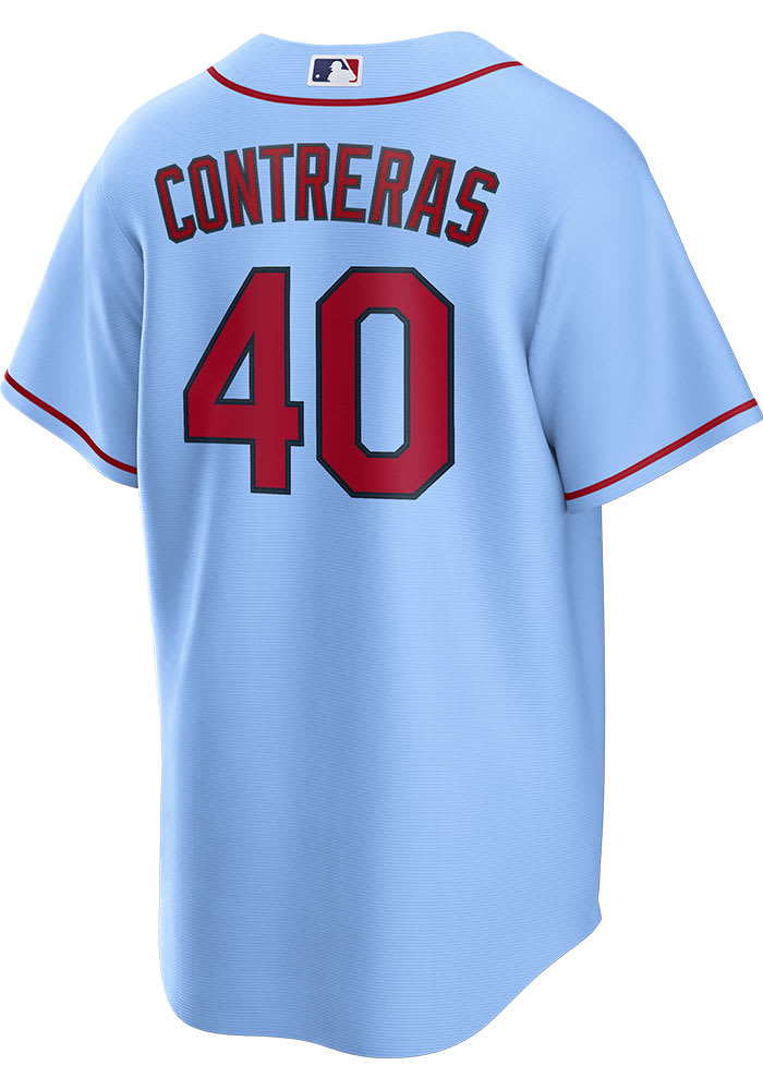 Youth St. Louis Cardinals Willson Contreras Nike Red Player Name & Number  T-Shirt