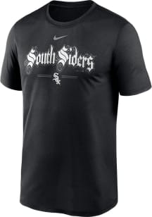 Nike Chicago White Sox Black Local South Siders Short Sleeve T Shirt