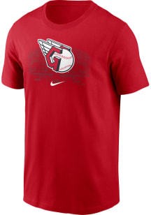 Nike Cleveland Guardians Red Local Guard Your Back Short Sleeve T Shirt