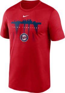 Nike Minnesota Twins Red Local Territory Short Sleeve T Shirt
