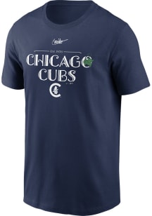 Nike Chicago Cubs Blue Local Short Sleeve T Shirt