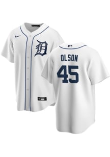 Reese Olson Detroit Tigers Mens Replica Home Jersey - White