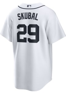 Tarik Skubal Detroit Tigers Mens Replica Home Jersey - White