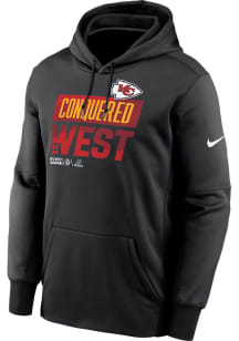 Nike Kansas City Chiefs Mens Red 2022 Division Champion Long Sleeve Hoodie