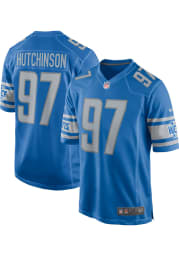 Aidan Hutchinson Nike Detroit Lions Blue HOME Football Jersey