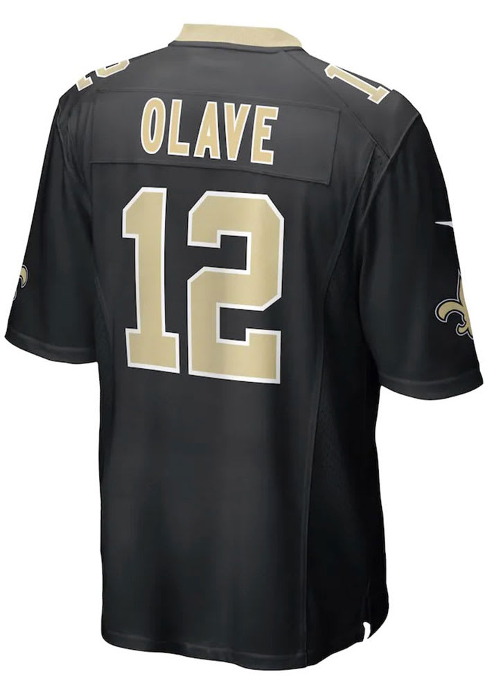 Chris Olave Nike New Orleans Saints Black HOME Football Jersey