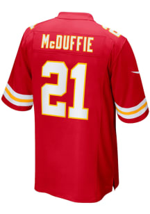 Trent Mcduffie  Nike Kansas City Chiefs Red HOME Rookie Football Jersey