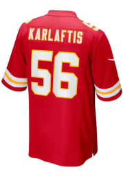George Karlaftis Nike Kansas City Chiefs Red HOME Football Jersey