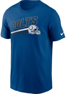 Nike Indianapolis Colts Blue BLITZ ESSENTIAL COTTON LOCKUP Short Sleeve T Shirt