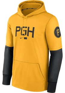 Nike Pittsburgh Pirates Mens Gold City Connect Hood