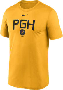 Nike Pittsburgh Pirates Gold City Connect Short Sleeve T Shirt