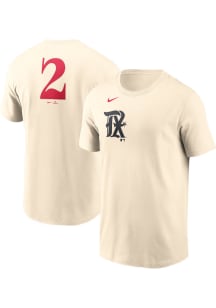 Marcus Semien Texas Rangers Tan City Connect Short Sleeve Player T Shirt