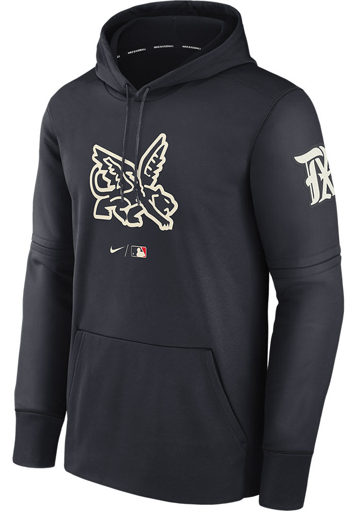 Atlanta Braves City Connect Practice Men's Nike Therma MLB Pullover Hoodie.