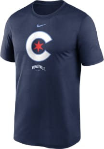 Nike Chicago Cubs Navy Blue City Connect Short Sleeve T Shirt