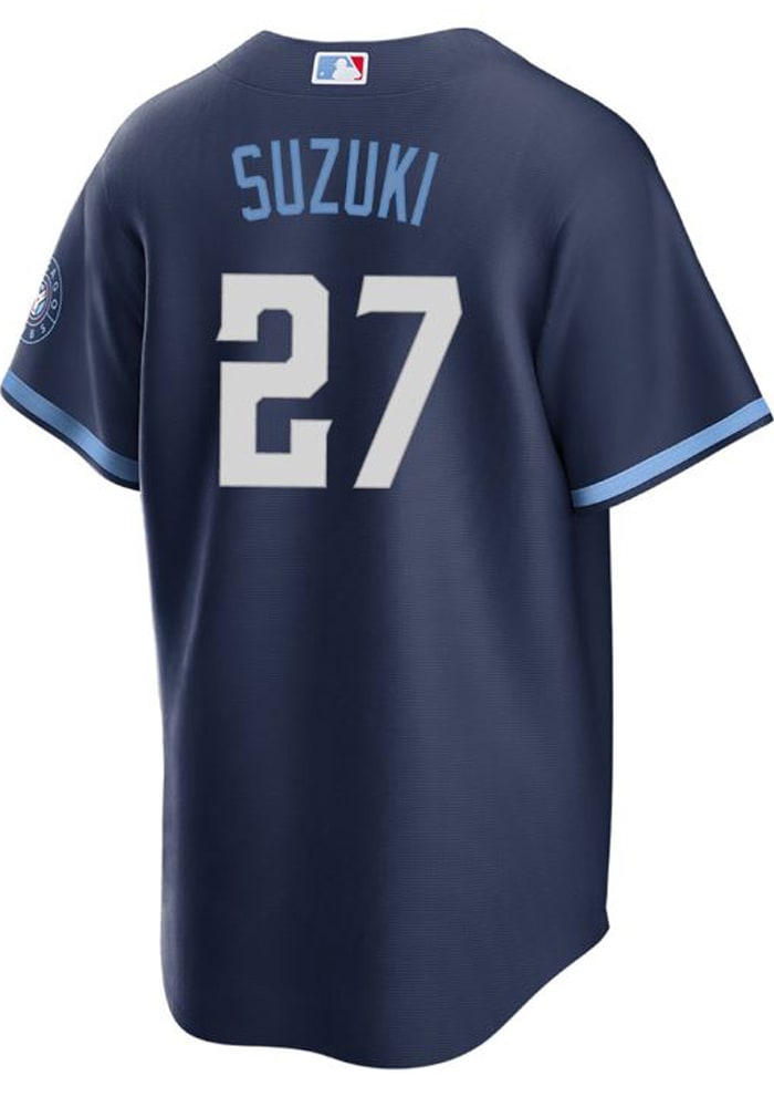 2021 City Connect Chicago Cubs Ian Happ Replica Navy Jersey