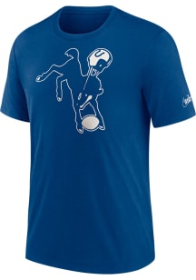 Nike Indianapolis Colts Blue REWIND LOGO Short Sleeve Fashion T Shirt
