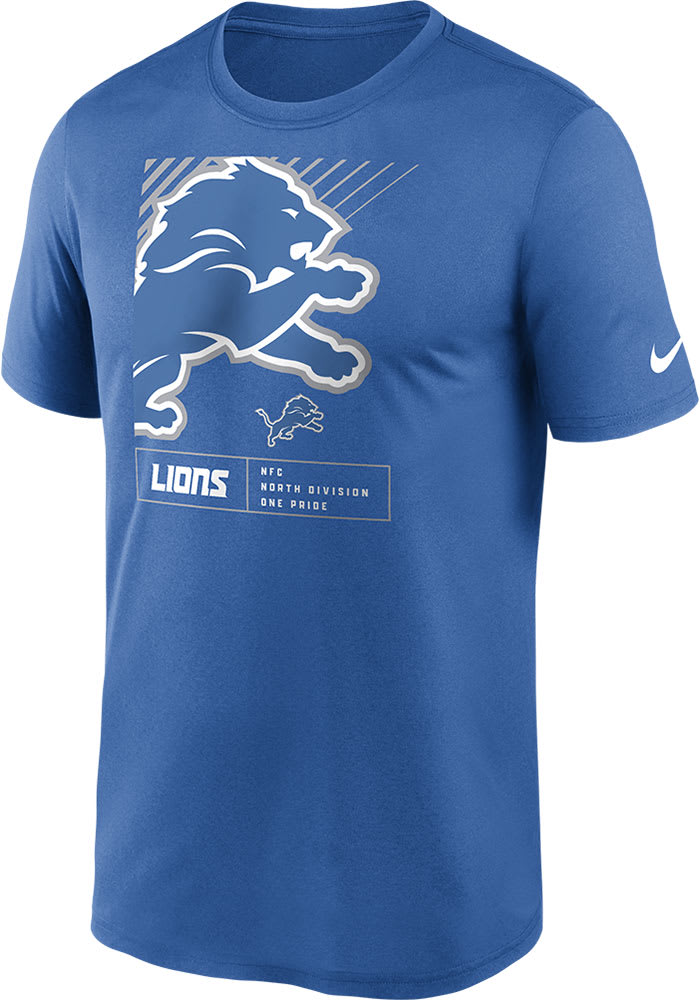 Nike Lions LEGEND YARD LINE CROP Short Sleeve T Shirt