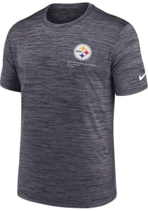 Nike Pittsburgh Steelers Black VELOCITY LC Short Sleeve T Shirt